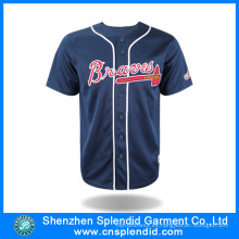 Nuevo jersey de béisbol profesional de la manera de la impresión de la marina de guerra 2016